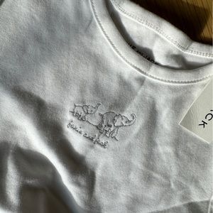 Janie and Jack elephant embroidered bodysuit. 18-24 months. New with tags.